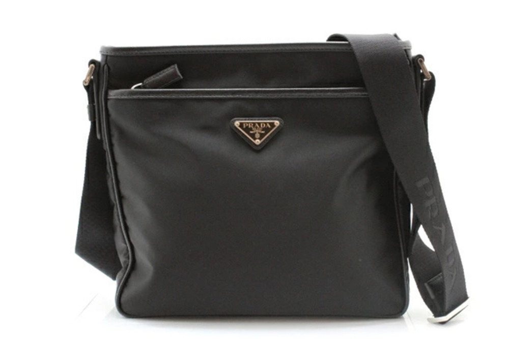 Prada Tessuto Hobo Bag Black